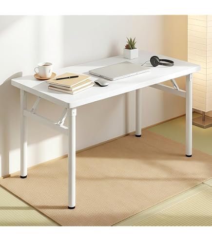 Amazon | FryLR 折りたたみデスク 大理石柄 組み立て不要 80*60*72CM